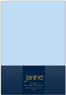 Produktbild von Janine Topper Spannbetttuch, Spannbettlaken in allen Größen und Farben 180 cm x 200 cm x 200 cm x 220 cm hellblau