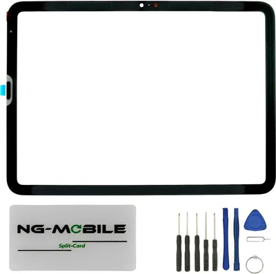 Produktbild von NG-Mobile Touchscreen für iPad 10. Gen (2022) Display Glas Scheibe Reparatur-Set, schwarz