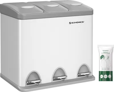 Produktbild von SONGMICS Mülleimer Mülltrennsystem, aus Metall, 24 L, Küche