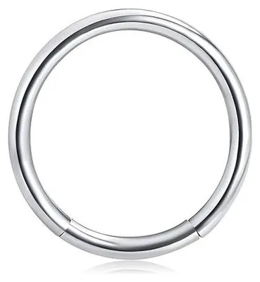 Zdjęcie produktu dla Kolczyk do nosa tragus stal nierdzewna 316L srebrny 8MM