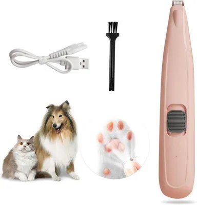 Immagine prodotto di Apparecchio elettrico per la toelettatura degli animali, ricaricabile tramite USB, silenzioso (40 dB), con LED, per cani e gatti