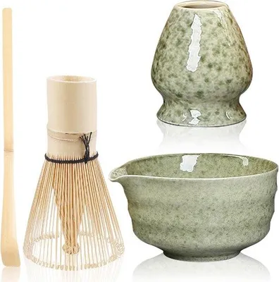 Produktbild von Matcha-Theeset mit Schaufel und Teegarnitur