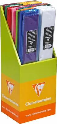 Produktbild von Clairefontaine 40x Seidenpapier 40 Pack. + je 8 Blatt 50x75cm Sortierung 95499C