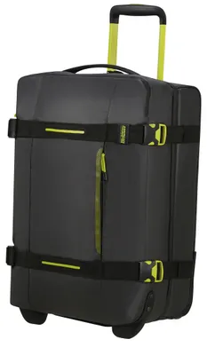 Zdjęcie produktu dla Torba podróżna na kółkach American Tourister URBAN TRACK Duffle/WH S Coated black/lime