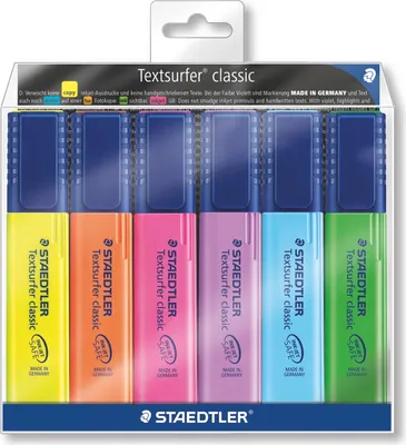Produktbild von STAEDTLER Textmarker "Textsurfer classic" 6er Etui