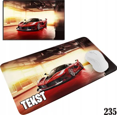 Image de Tapis de souris Tapis de souris de votre choix - FERRARI SUPER AUTOS 29x36cm