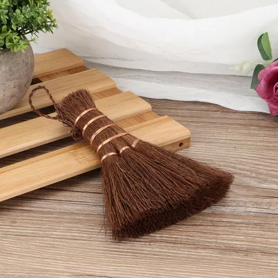 Imagen del producto de Cepillo para tetera, cepillo para mesa, cepillo para escritorio, mini escoba, cepillo para juego de té