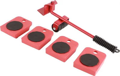 Image de 5Pcs Furniture Lifter Mover Universal Wheel Dolly 200kg Bearing for Sofa Table Cabinet