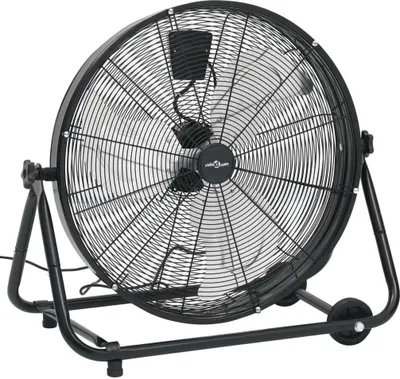 Zdjęcie produktu dla Przemysłowy wentylator bębnowy, 60 cm, 172,5 W, czarny