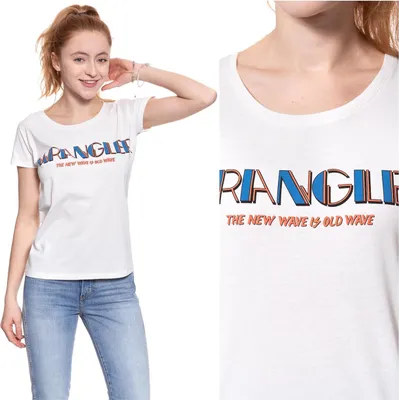 Obrázek produktu pro WRANGLER Dámské, tričko T-SHIRTS SS, S, Bílá, sportovní, tričko, košile