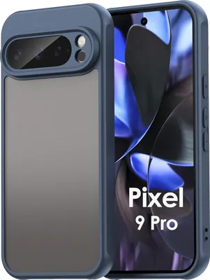 Produktbild von Handyhülle für Google Pixel 9 Pro Matt Stoßfest Schutzhülle Back cover in Blau