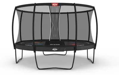 Produktbild von BERG Trampolin Elite Regular 430 + Sicherheitsnetz Deluxe Grau Levels