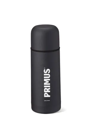 A black Primus vacuum flask is shown against a white background.