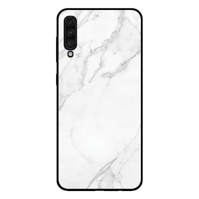 Immagine prodotto di Smartphonica Custodia per Samsung Galaxy A50s con stampa in marmo - Custodia in TPU con design in marmo - Bianco