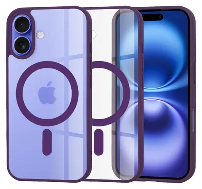Produktbild von Techsuit MagSafe Pro Back Cover Hülle für Apple iPhone 16 - Lila