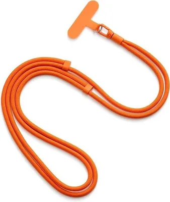 Produktbild von Telefonkette mit verstellbarer Halsband in Orange