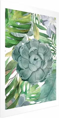 Produktbild von Posterpapier Poster - Tropical Flora 29.7x42 cm Blätter b-A-0591-ao-a