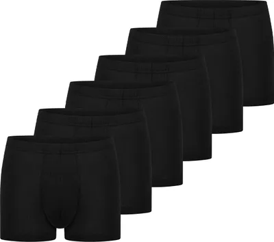 Produktbild von Schiesser 6er Pack - 95/5 Essentials - Organic Baumwolle Retro Short / Pant Mit softem, tonalem Komfortbund, Extra bequemer Beinausschnitt, Modische Ziernhähte