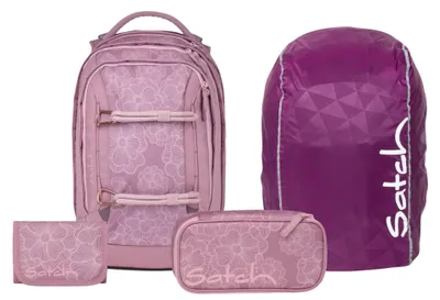 Produktbild von Satch, Schulrucksack-Set PACK Magnolia Dream 4-teilig, ab 5. Klasse