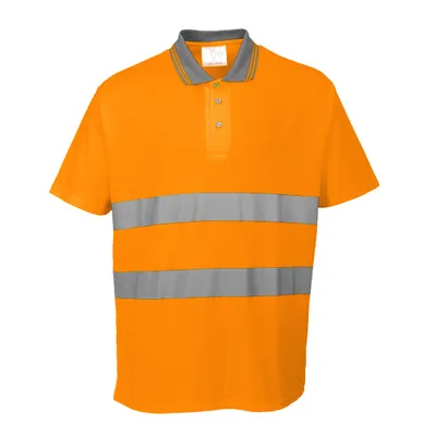Image de Portwest S171 Polo confort en coton Orange Gr. S