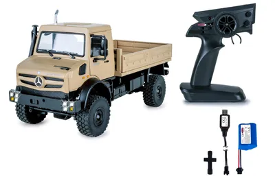 Produktbild von JAMARA Mercedes-Benz Unimog U5023 1:14 beige 2,4GHz