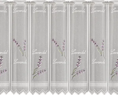 Produktbild von Scheibengardine „Lavendel" - Lamellenpanneau farbig von Albani