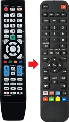 Produktbild von Fernbedienung passend für SAMSUNG BN590101A | BN68-01176A | BN6801176A
