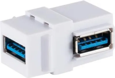 Produktbild von shiverpeaks ®-BASIC-S--Keystone Verbinder USB-A-Buchse 3.0, 5Gbps, Winkel (BS08-10042)