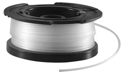 Zdjęcie produktu dla Black & Decker A6481, Szpula do obcinania sznurków, Czarny, Półprzezroczysty, 10 m, 1 szt.