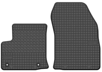 Image de Tapis avant en caoutchouc pour Opel E-Corsa F 2019- (hayon) – 2 pièces, noirs, sur mesure