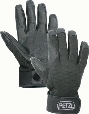Produktbild von Petzl Cordex Kletterhandschuh Damen und Herren Arbeitshandschuhe schwarz, Größe:Gr. XL