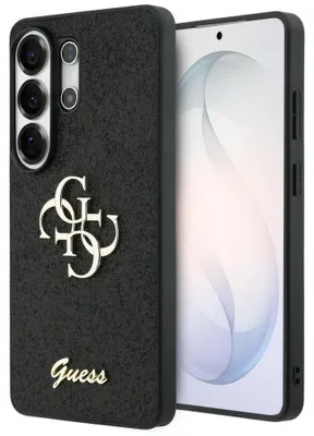 Zdjęcie produktu dla Etui Guess Fixed Glitter 4G Metal Logo do Samsung Galaxy S26