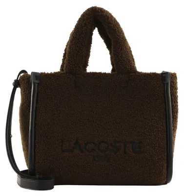 Image de LACOSTE sac à épaule sac à épaule bandoulière Shopping Bag Brown Noir marron foncé
