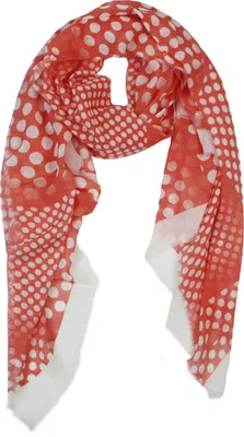 Produktbild von Glamexx24 Damen XXL Punkte Print Schal Halstuch Kopftuch Schlauchschal Stola für Frühling Sommer Ganzjährig-Farbe: Rot