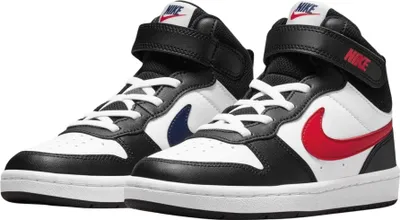 Produktbild von Nike Court Borough Mid 2 Bpv White/University Red-White-Bla White/University Red-White-Bla 33.5