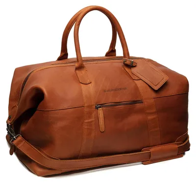 Productafbeelding van The Chesterfield Brand reistas schoudertas Portsmouth Travel Bag Cognac bruine