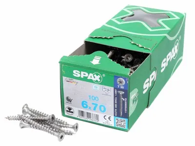 Produktbild von SPAX Senkkopfschraube Edelstahl A2 Vollgewinde 6,0x70