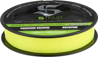 Obrázek produktu pro Kali Kunnan S Cast Monofilní vlasce 1000 m žluté 0,180 mm žluté 0,180 mm