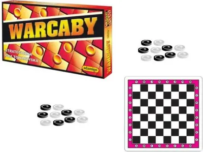 Produktbild von Klassisches Brettspiel Checkers – Weltbekanntes Strategiespiel für 2 Spieler