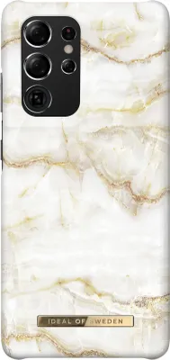 Image de iDeal of Sweden Galaxy S21 Ultra Case - Golden Pearl Marble