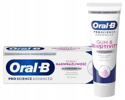 Obrázok produktu pre Zubná pasta Oral-B Advanced Sensitivity & Gum 75 ml pre citlivé zuby