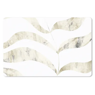 Produktbild von MuchoWow® Mauspad Mousepad Blätter - Pastell - Entwurf 27x18 cm - Mousepads - Maus Mat - Pad - Mausunterlage - Büroartikel - Desk Matten