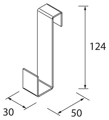 Produktbild von Kleiderbügel LLOYD matt schwarz