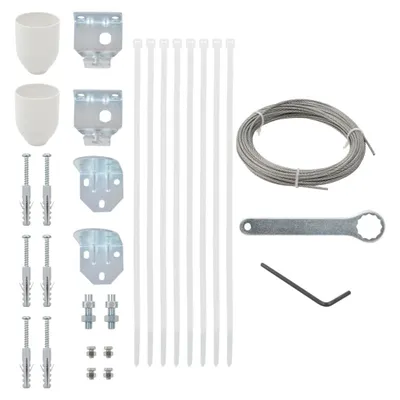 Immagine prodotto di vidaXL Set di accessori per zanzariere per balconi 29 pezzi.