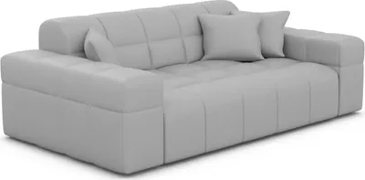 Produktbild von Echtleder 2-Sitzer Couch Nivara Hellgrau