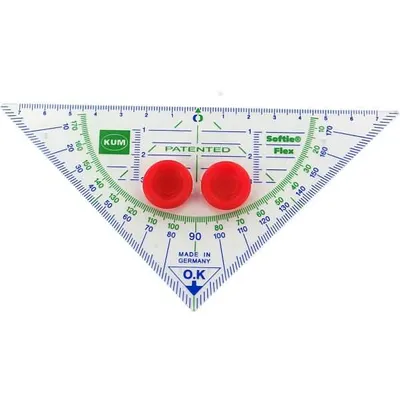 Produktbild von KUM 227.03.19 Geometriedreieckmit Griff 16 cm