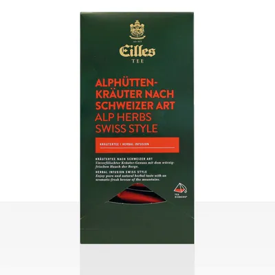 Produktbild von EILLES World Luxury Selection Alphüttenkräuter Schweizer Art 5 x 20 Beutel, einzeln kuvertierter Tee