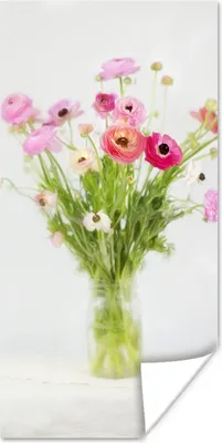 Produktbild von MuchoWow® Poster Stillleben - Blumen - Frühling 80x160 cm - Kinderzimmer