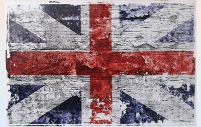 Produktbild von Bild Union Jack Vintage Look britische Flagge England ca. 40 x 60 cm