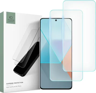 Immagine prodotto di Szkło Hartowane Tech-Protect Supreme 2-Pack Xiaomi Redmi Note 13 / 13 Pro / 4G / 5G / 14S Clear